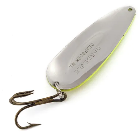 Vintage Eppinger Rok’t Dardevle, 1 3/4oz Clown fishing spoon #19915