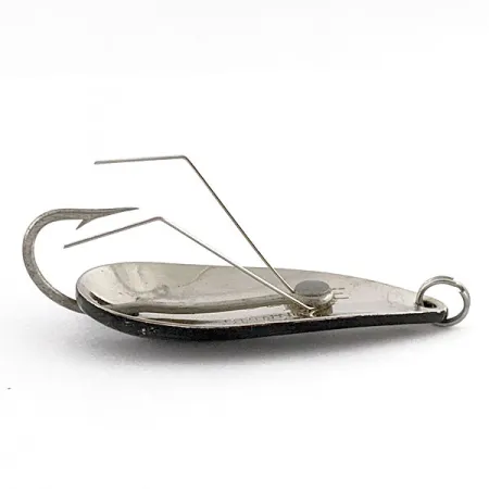 Vintage Eppinger Dardevle Spinnie  weedless, 1/3oz Black Devle fishing spoon #19918