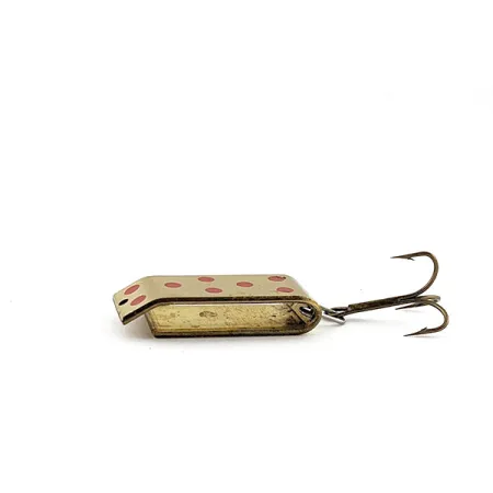 Vintage Jake's Lures Lil Jake, 1/3oz gold fishing spoon #19921