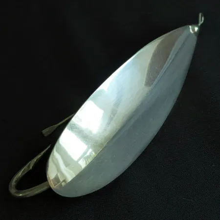 Vintage Johnson Silver Minnow, 1oz silver fishing spoon #19935