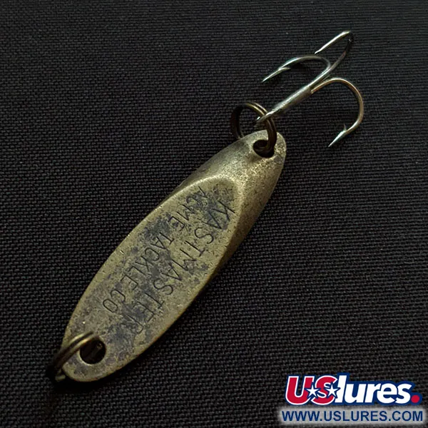Vintage Acme Kastmaster, 1/8oz brass fishing spoon #19942