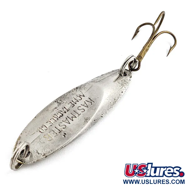 Vintage Acme Kastmaster, 3/8oz nickel fishing spoon #19944