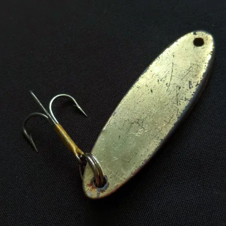 Vintage Acme Kastmaster, 3/4oz Fire tiger/gold fishing spoon #19946