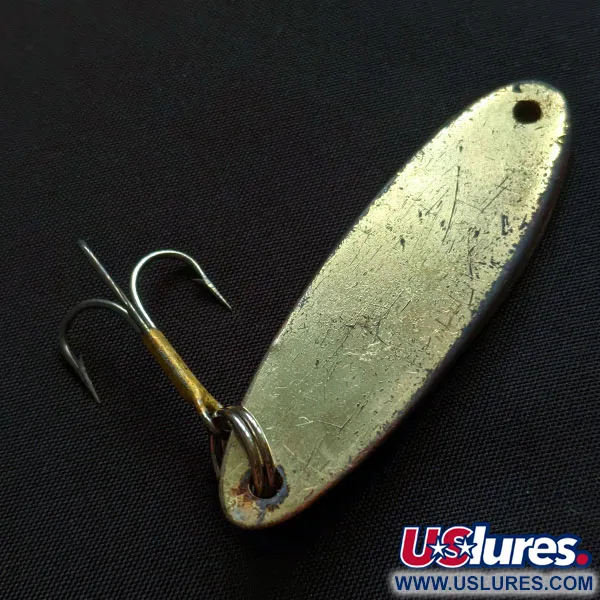 Vintage Acme Kastmaster, 3/4oz Fire tiger/gold fishing spoon #19946