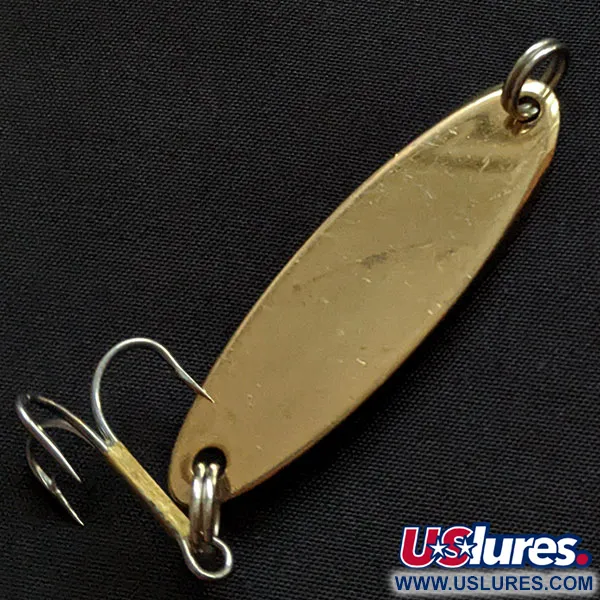 Vintage Acme Kastmaster, 1/2oz gold fishing spoon #19960