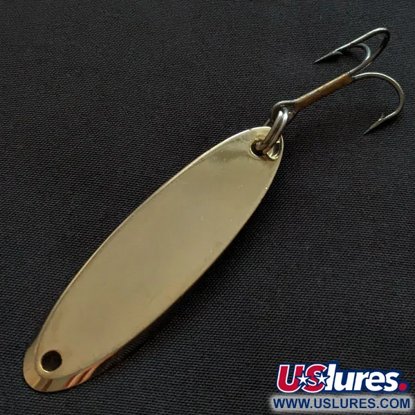 Vintage Acme Kastmaster, 1/2oz gold fishing spoon #19963
