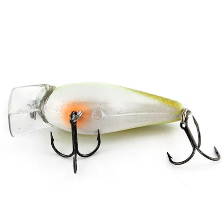 Vintage Strike King KVD 1.5 Silent square bill, 2/5oz Chartreuse Sexy Shad fishing lure #19971