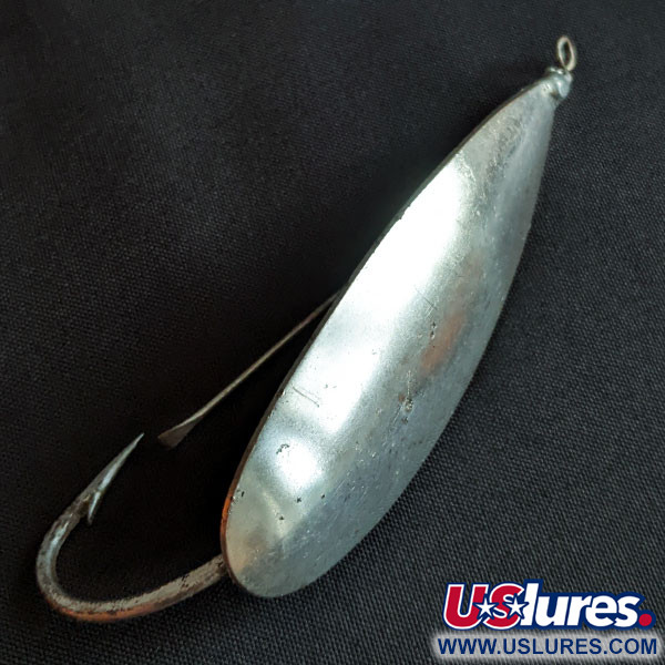 Vintage   Johnson Silver Minnow, 3/4oz silver fishing spoon #19979
