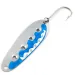 Vintage   Heddon Sounder, 3/16oz nickel/blue fishing spoon #19981