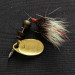 Vintage   Mepps Aglia 0 Dressed (1970s), 3/32oz gold spinning lure #19985