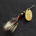 Vintage   Mepps Aglia 0 Dressed (1970s), 3/32oz gold spinning lure #19985
