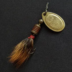 Mepps AgliA 1 dressed (1970s)