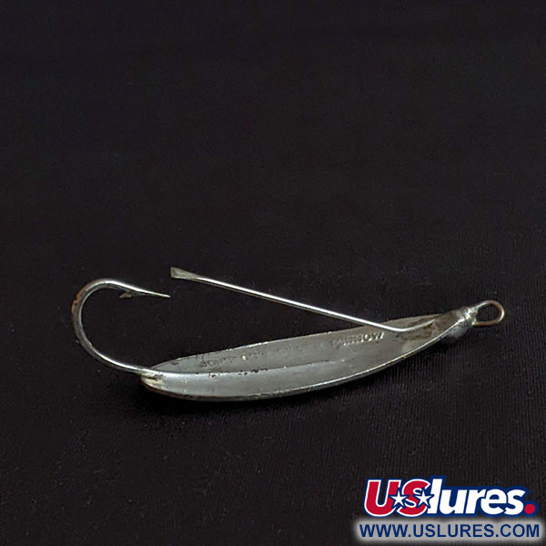 VINTAGE Johnson's Silver Minnow Spoon Fishing Lure - large