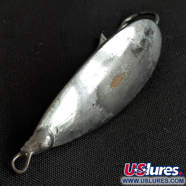 Vintage Johnson Silver Minnow, 1/4oz silver fishing spoon #19990