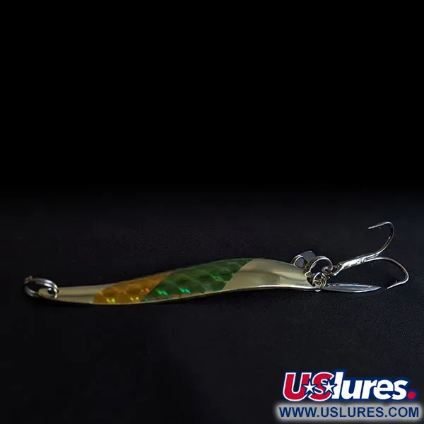 Vintage  Marathon  Marathon, 3/5oz gold/green fishing spoon #19997