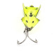 Vintage   Buck Perry spoonplug, 1/3oz yellow/black fishing spoon #20001