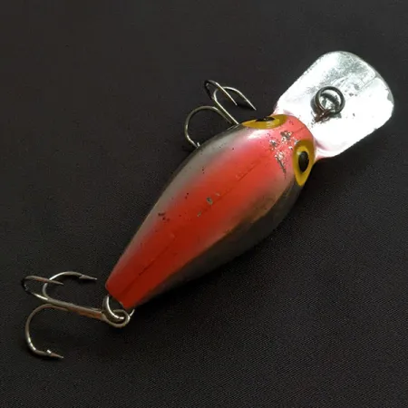 Vintage Storm Magnum Wiggle Wart (Pre Rapala), 3/4oz silver/pink fishing lure #20011