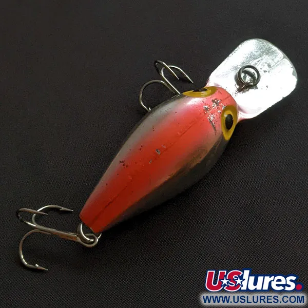 Vintage   Storm Magnum Wiggle Wart (Pre Rapala), 3/4oz silver/pink fishing lure #20011