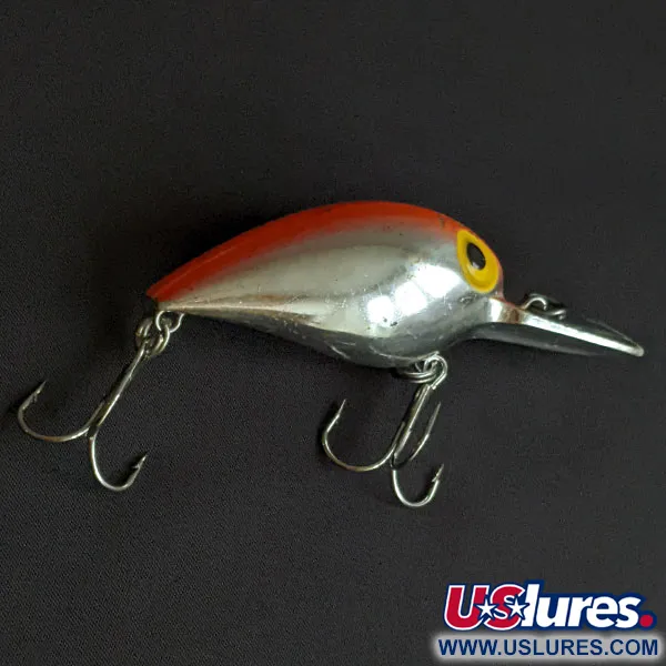 Vintage   Storm Magnum Wiggle Wart (Pre Rapala), 3/4oz silver/pink fishing lure #20011