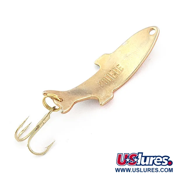 Vintage Acme Phoebe, 1/8oz Fire tiger fishing spoon #20015
