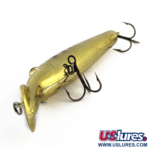 Vintage  Lindy / Little Joe Lindy Little Joe Master's Series Baitfish Shallow Shadling, 2/5oz gold fishing lure #20017