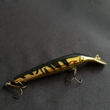 Vintage Lindy / Little Joe Lindy Little Joe Master's Series Baitfish Shallow Shadling, 2/5oz gold fishing lure #20017