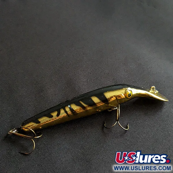 Vintage  Lindy / Little Joe Lindy Little Joe Master's Series Baitfish Shallow Shadling, 2/5oz gold fishing lure #20017