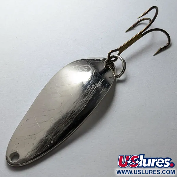 Vintage  Eppinger Dardevle Devle-Dog 5300, 1/3oz nickel fishing spoon #20023