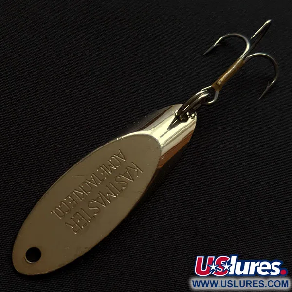 Vintage Acme Kastmaster, 1/2oz gold fishing spoon #20025