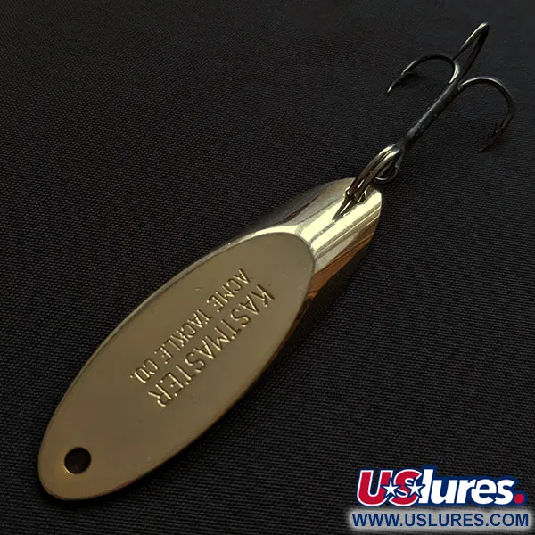 Vintage Acme Kastmaster, 3/4oz gold fishing spoon #20026