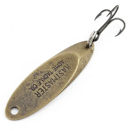 Vintage Acme Kastmaster, 1/4oz brass fishing spoon #20028