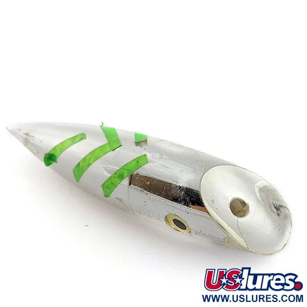 Vintage   Luhr Jensen J-Plug Silver bulle, 1/2oz silver bullet fishing lure #20031