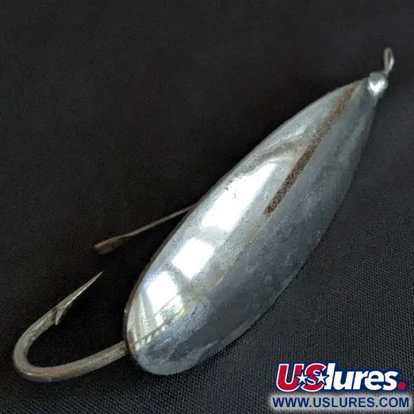 Vintage   Johnson Silver Minnow, 3/4oz silver fishing spoon #20056