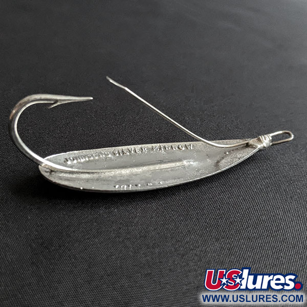 Vintage   Johnson Silver Minnow, 3/4oz silver fishing spoon #20056