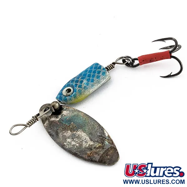 Vintage   Blue Fox Flash Deep Runner, 3/16oz Blue Flash spinning lure #20061