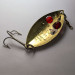 Vintage  Hofschneider Red Eye Junior, 1/2oz gold/red eyes fishing spoon #20063