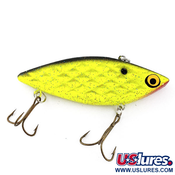   Strike King Diamond Shad , 1/2oz yellow UV fishing lure #20078