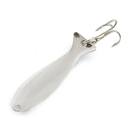 Vintage Worth Fly Rod Demon, 3/64oz black/white/nickel fishing spoon #20079