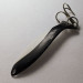 Vintage   Worth Fly Rod Demon, 3/64oz black/white/nickel fishing spoon #20079