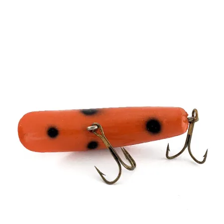 Vintage Atlantic Lures Flathead, 3/16oz red fishing lure #20082