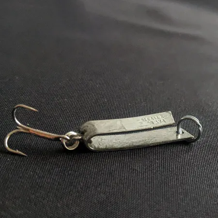 Vintage South Bend Super-Duper 501, 3/32oz nickel fishing spoon #20084