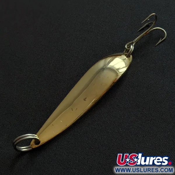 Vintage Acme Fiord Spoon, 2/5oz gold fishing spoon #20090