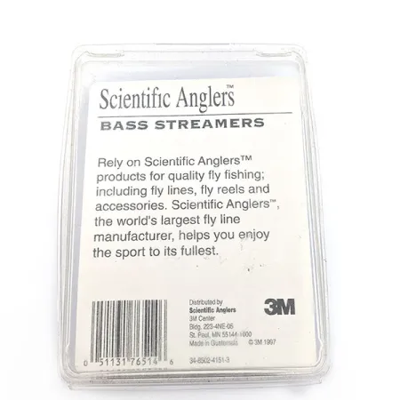 Other Scientific Anglers Bass Streamers 3М, black White fishing #20093