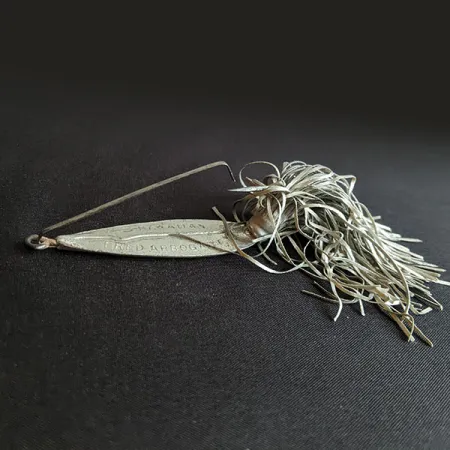 Vintage Fred Arbogast Hawaiian #3, 3/5oz silver fishing spoon #20096