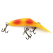 Vintage   Atlantic Lures Flathead, 1/8oz yellow red fishing spoon #20112