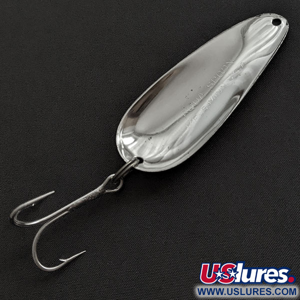 Vintage   Blue Fox Aqua Spoon, 1/2oz nickel fishing spoon #20119