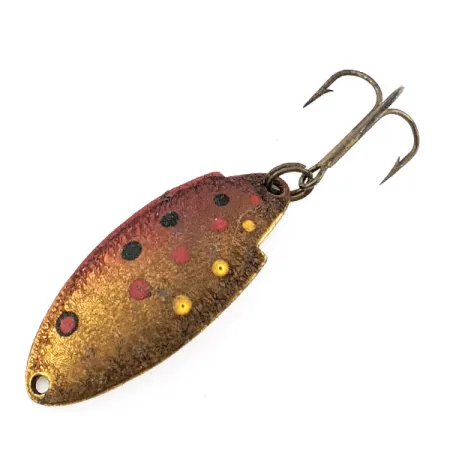 Vintage Thomas Buoyant, 3/16oz red/gold​ fishing spoon #20120
