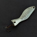 Vintage   Al's gold fish, 1/4oz nickel fishing spoon #20127