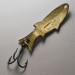 Vintage  Atlantic Lures Atlantic lures, 1/4oz gold/nickel fishing spoon #20128