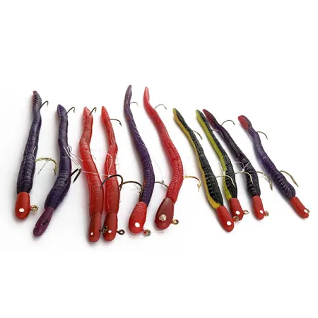 Vintage Westys Westy Worms 1/4 4'' 1/2 6'', fishing #20291